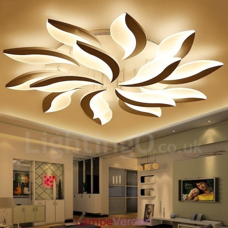 15 lys moderne moderne integreret 128W lysekrone 15 lys moderne moderne integreret 128W lysekrone