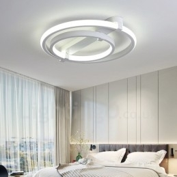 Moderne moderne lysekrone med 2 ringe