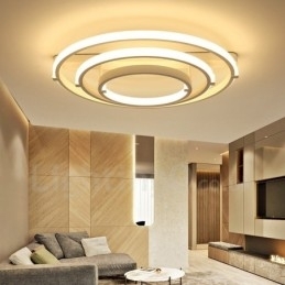 Moderne moderne lysekrone med 3 ringe
