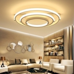 Moderne moderne lysekrone med 3 ringe