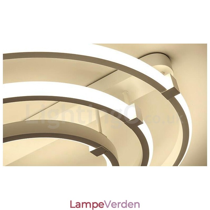 Moderne moderne lysekrone med 3 ringe