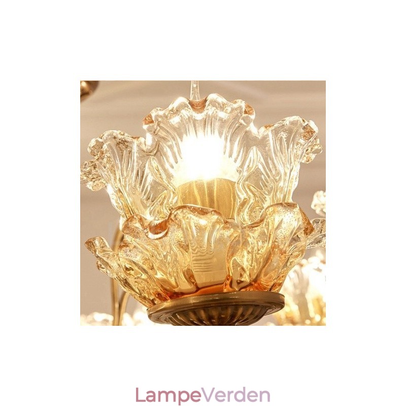 8 let traditionel klassisk integreret metal lysekrone