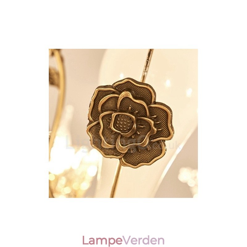 15 lys traditionel klassisk integreret metal lysekrone