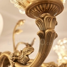 15 lys traditionel klassisk integreret metal lysekrone