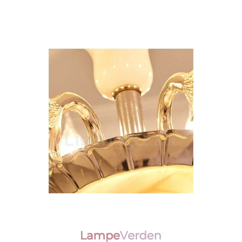 8 let traditionel klassisk integreret metal lysekrone