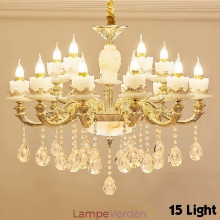 15 let traditionel klassisk integreret metal lysekrone 15 let traditionel klassisk integreret metal lysekrone