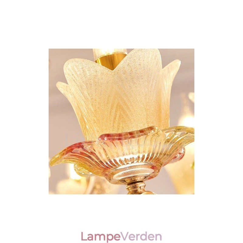 8 let traditionel klassisk integreret metal lysekrone