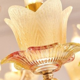 15 let traditionel klassisk integreret metal lysekrone
