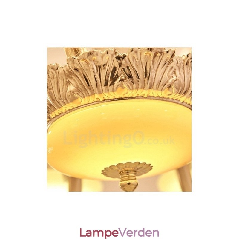 8 let traditionel klassisk integreret metal lysekrone