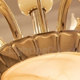 15 let traditionel klassisk integreret metal lysekrone