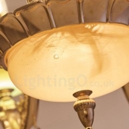 15 let traditionel klassisk integreret metal lysekrone