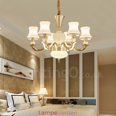 6 Light Traditionel Klassisk Integreret Metal Luksus Lysekrone 6 Light Traditionel Klassisk Integreret Metal Luksus Lysekrone