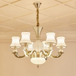 6 Light Traditionel Klassisk Integreret Metal Luksus Lysekrone