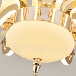 6 Light Traditionel Klassisk Integreret Metal Luksus Lysekrone