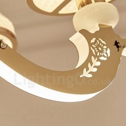 6 Light Traditionel Klassisk Integreret Metal Luksus Lysekrone