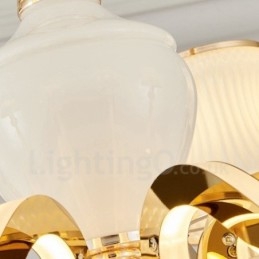 6 Light Traditionel Klassisk Integreret Metal Luksus Lysekrone