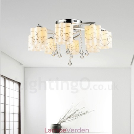 8 lys moderne moderne integreret lysekrone 8 lys moderne moderne integreret lysekrone