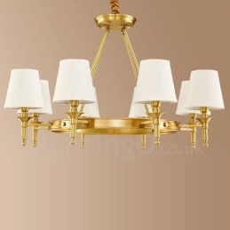 8 lys rustik hytte integreret metal lysekrone