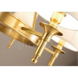 10 lys rustik hytte integreret metal lysekrone