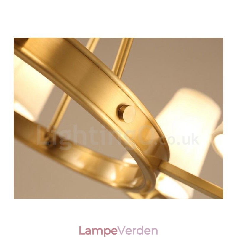 10 lys rustik hytte integreret metal lysekrone