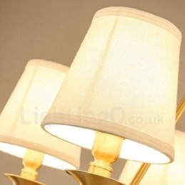 10 lys rustik hytte integreret metal lysekrone