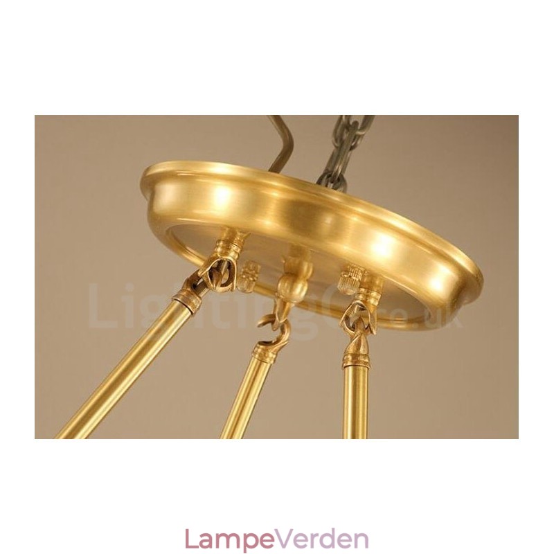 10 lys rustik hytte integreret metal lysekrone