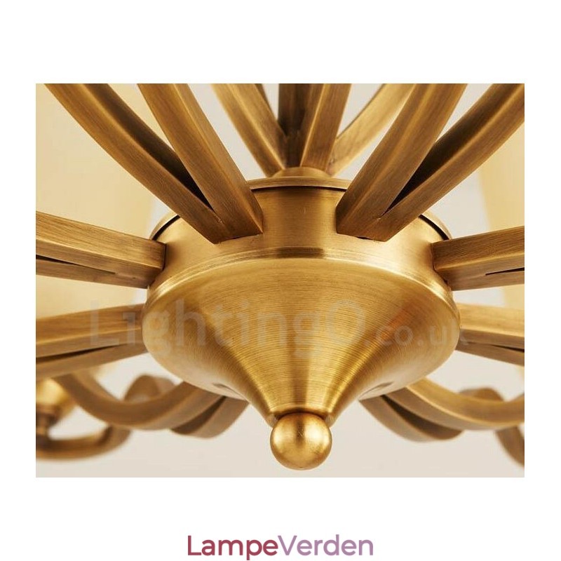 6 lys rustik hytte integreret metal lysekrone