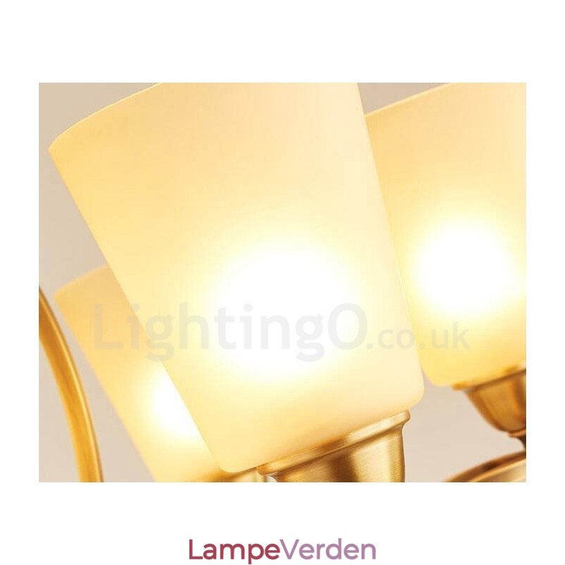 6 lys rustik hytte integreret metal lysekrone