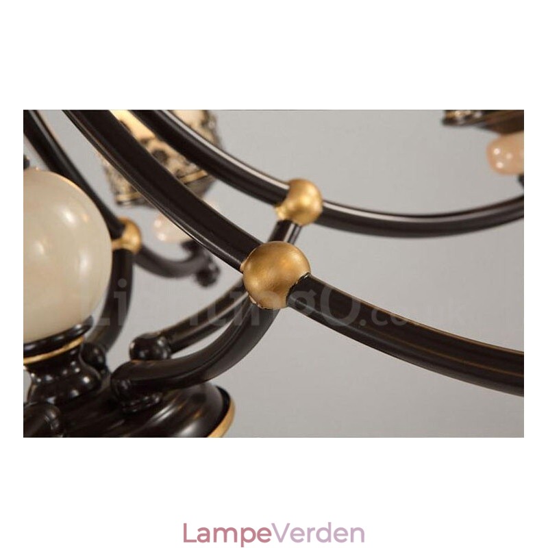 3 lys traditionel klassisk integreret metal lysekrone