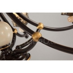 6 lette traditionelle klassiske integrerede metallysekrone