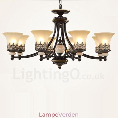 8 let traditionel klassisk integreret metal lysekrone 8 let traditionel klassisk integreret metal lysekrone