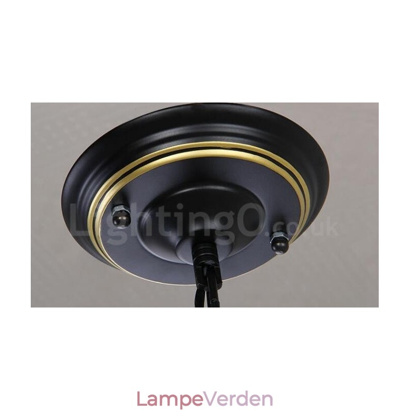 8 lys rustik hytte integreret metal lysekrone