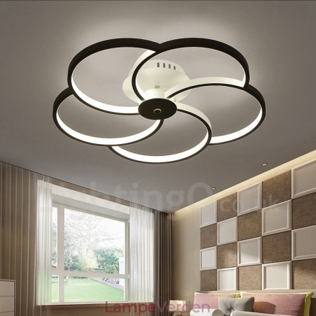 5 lys moderne moderne integreret metal lysekrone 5 lys moderne moderne integreret metal lysekrone