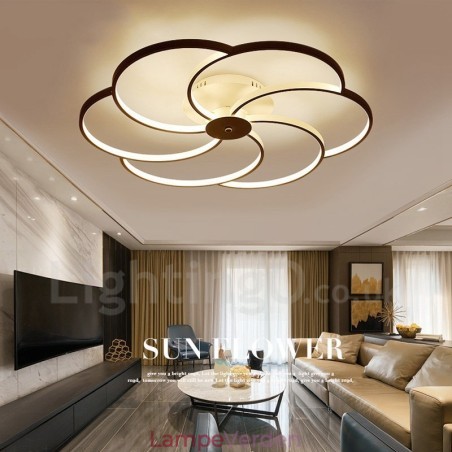 6 lys moderne moderne integreret metal lysekrone 6 lys moderne moderne integreret metal lysekrone