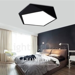 Moderne moderne integreret integreret metal Flush Mount Light