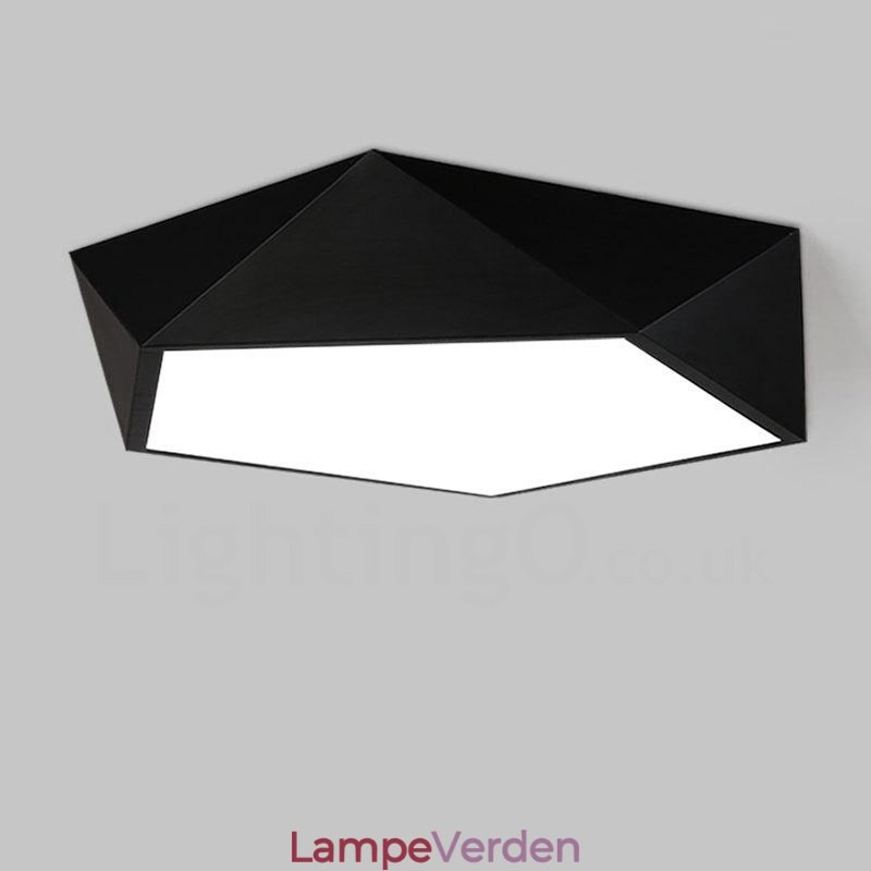 Moderne moderne integreret integreret metal Flush Mount Light