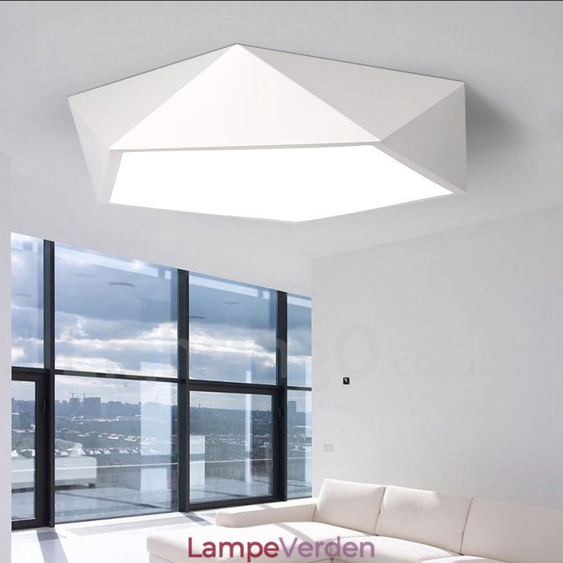 Moderne moderne integreret integreret metal Flush Mount Light
