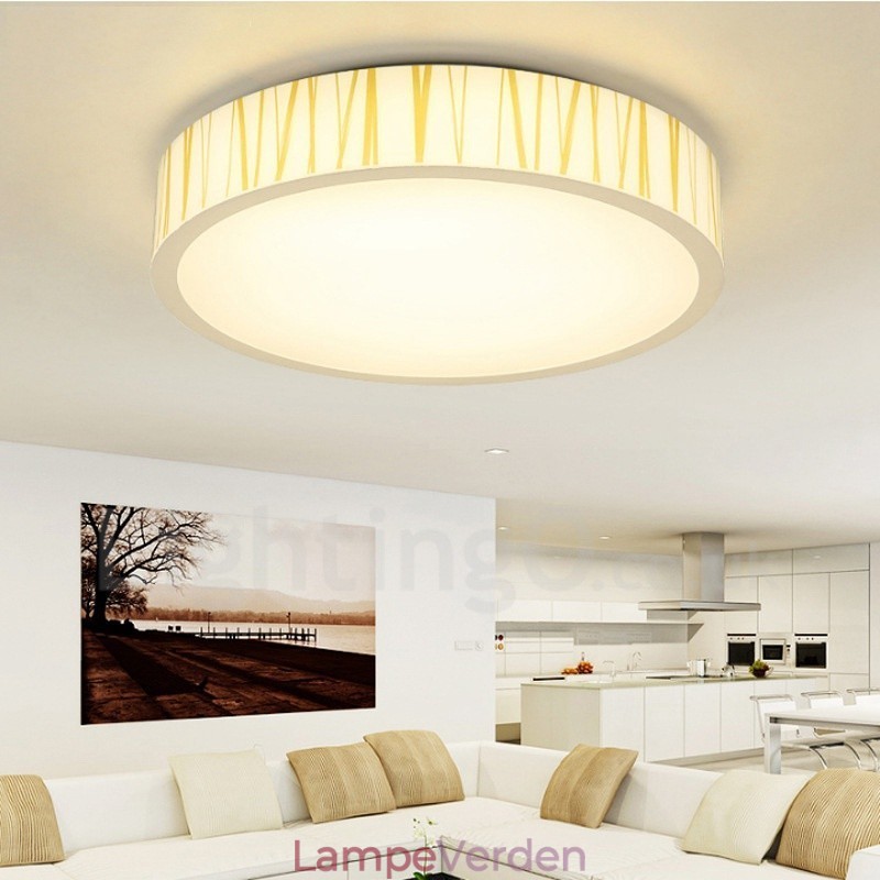 Moderne moderne integreret metal flush Mount Light