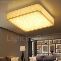 Moderne moderne integreret metal flush Mount Light