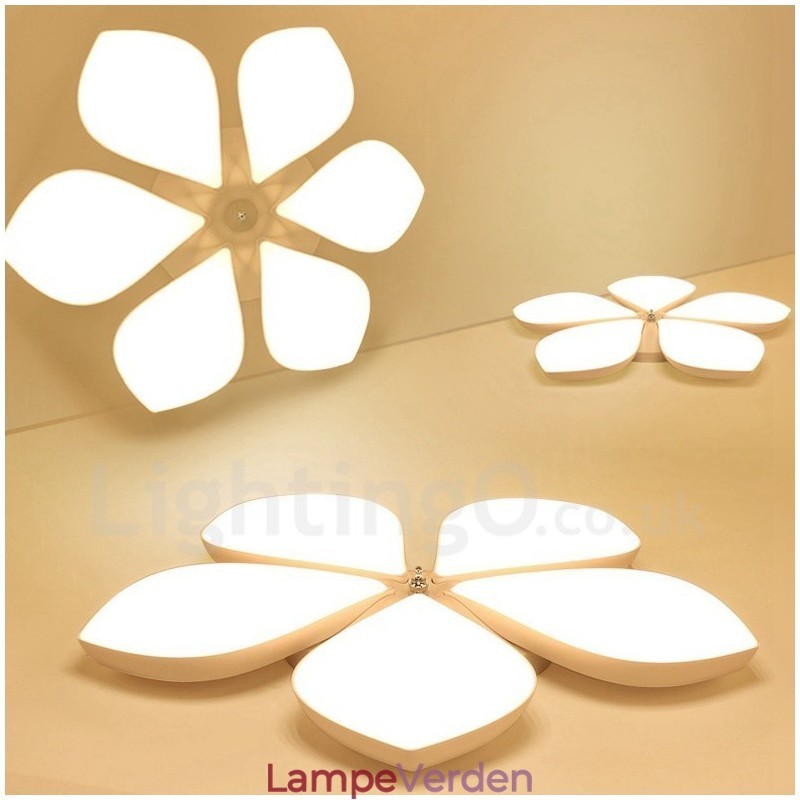 5 Lys Moderne Moderne Integreret Metal Flush Mount Light
