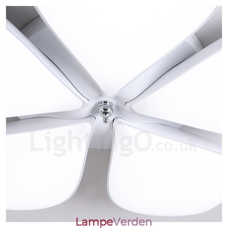 5 Lys Moderne Moderne Integreret Metal Flush Mount Light