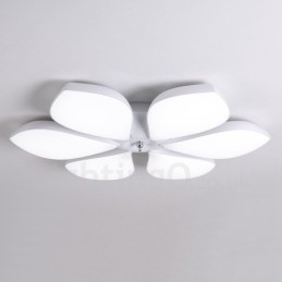 6 Lys Moderne Moderne Integreret Metal Flush Mount Light