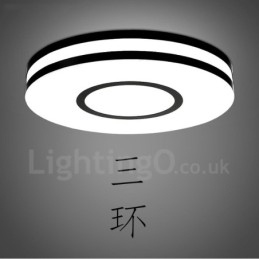 Moderne moderne integreret metal flush Mount Light