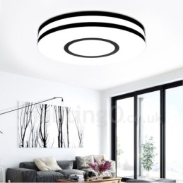 Moderne moderne integreret metal flush Mount Light