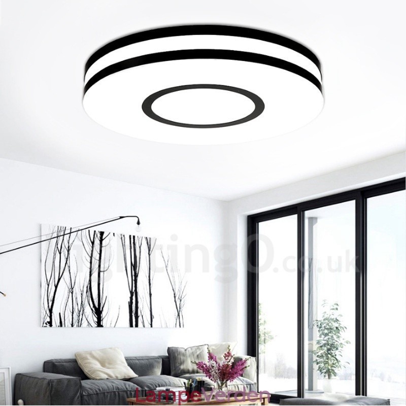 Moderne moderne integreret metal flush Mount Light