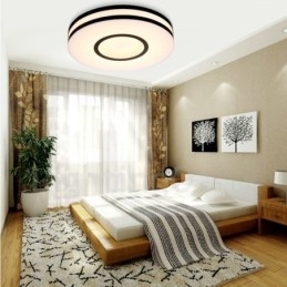 Moderne moderne integreret metal flush Mount Light