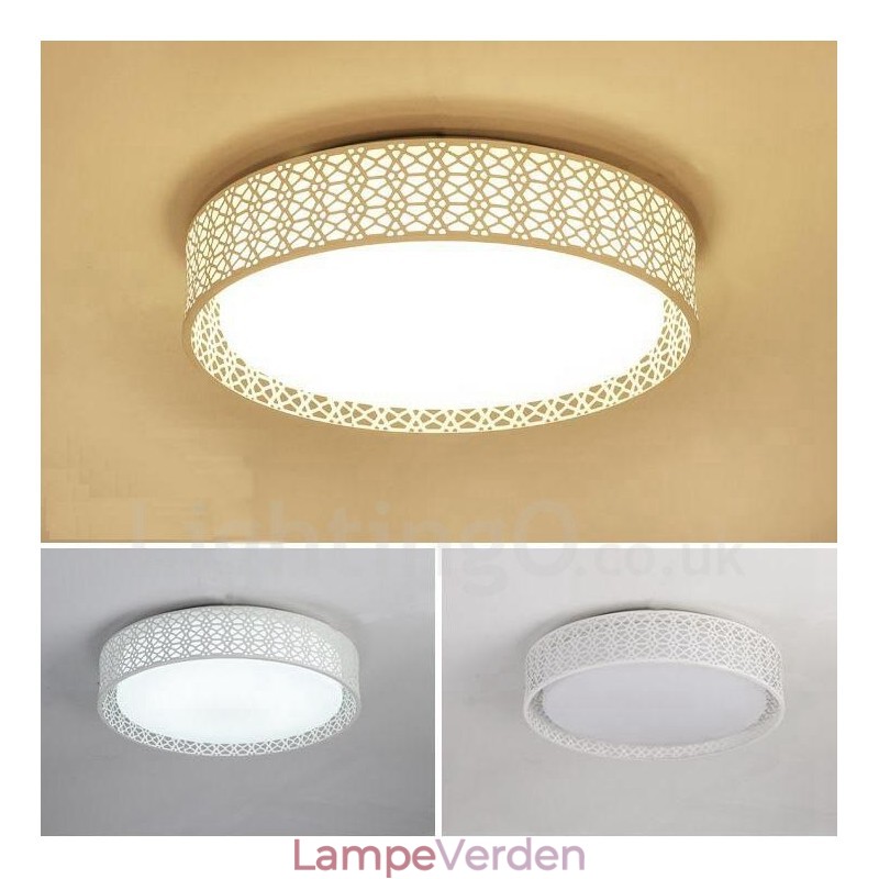Moderne moderne integreret metal flush Mount Light