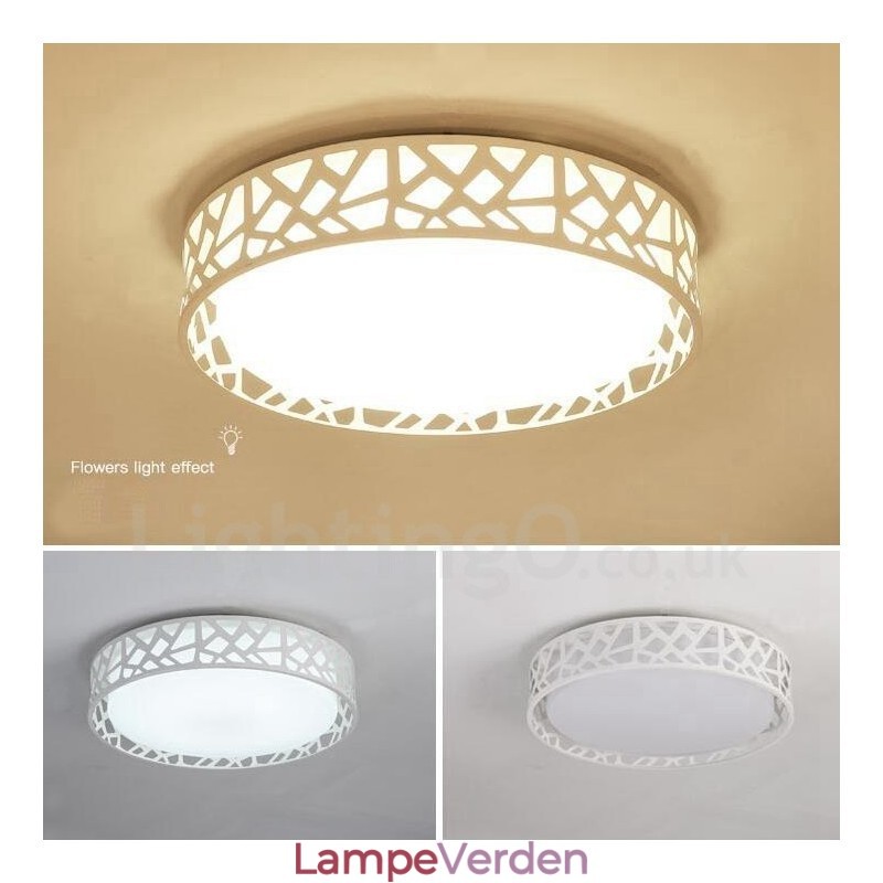 Moderne moderne integreret metal flush Mount Light