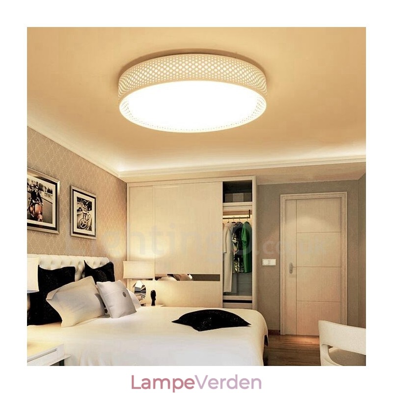 Moderne moderne integreret metal flush Mount Light