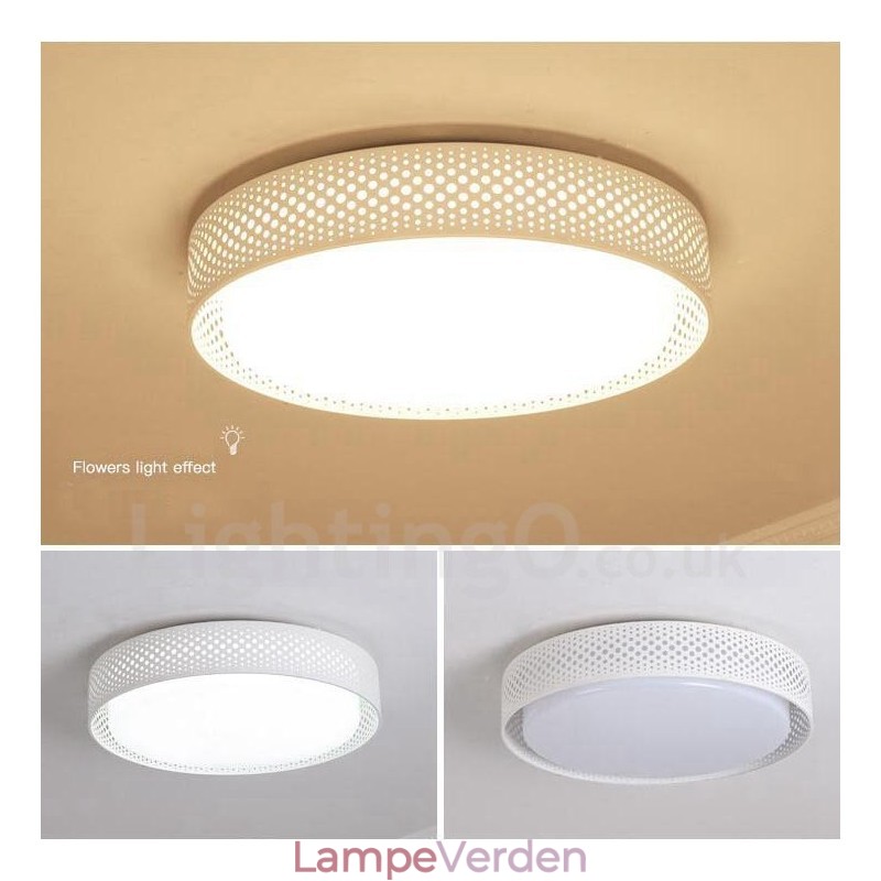 Moderne moderne integreret metal flush Mount Light